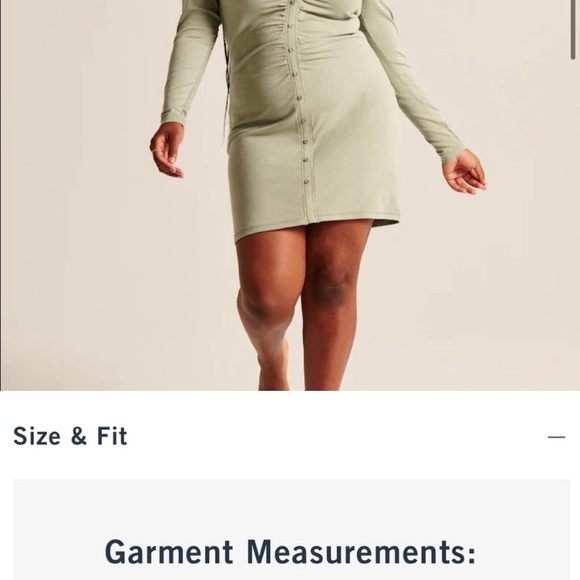 ruched knit shirt dress abercrombie